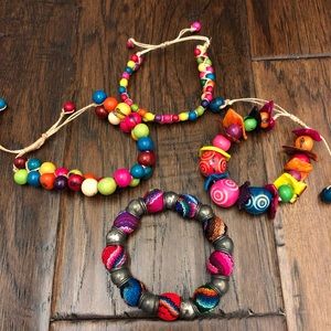 Rainbow bracelets